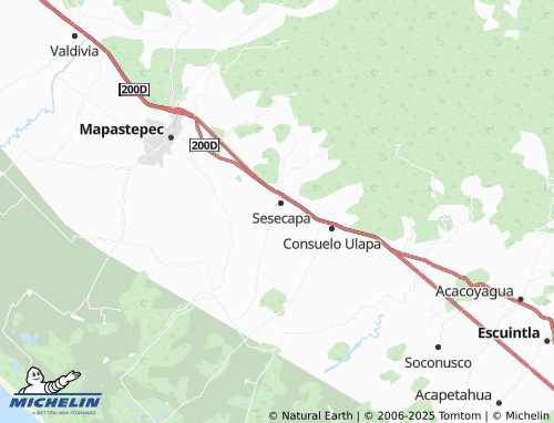 MICHELIN México 200 map - ViaMichelin