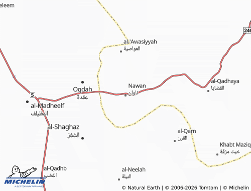 MICHELIN-Landkarte Nawan - ViaMichelin
