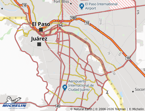 Mappa MICHELIN Real San José - ViaMichelin