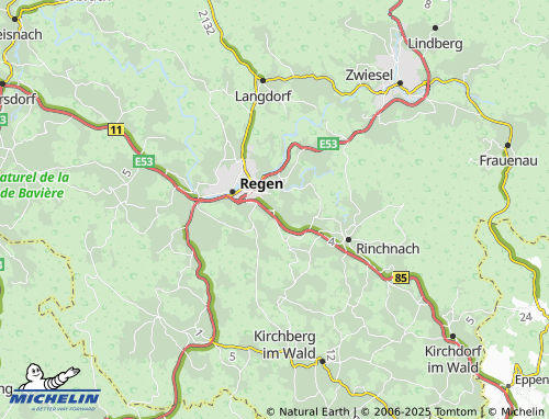 MICHELIN Poschetsried map - ViaMichelin