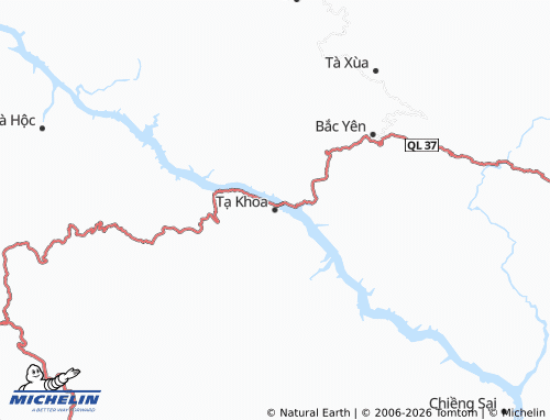 Mapa MICHELIN Tạ Khoa - ViaMichelin