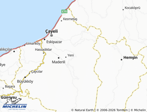 Mappa MICHELIN Köprübaşı - ViaMichelin