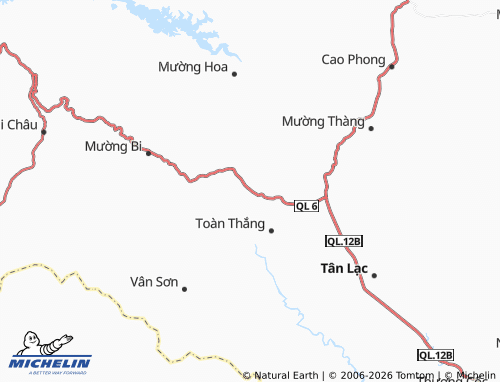 Mapa MICHELIN Phong Phú - ViaMichelin