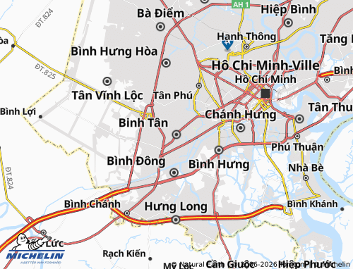 Mapa MICHELIN Binh Tan - ViaMichelin