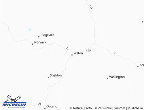 Carte MICHELIN Wilton - ViaMichelin