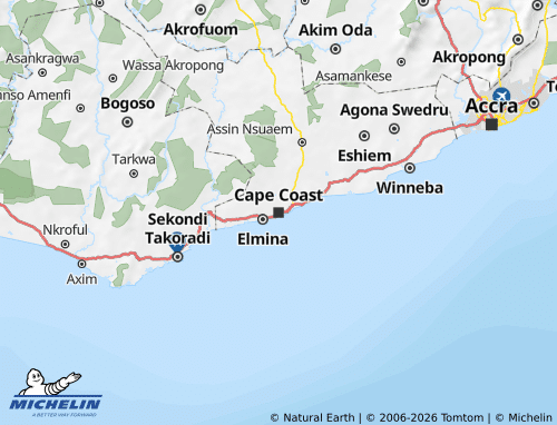 MICHELIN Central map - ViaMichelin