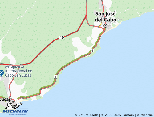 Mapa MICHELIN Cabo Real - ViaMichelin