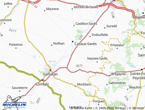 Kaart MICHELIN Labastide-Savès - ViaMichelin