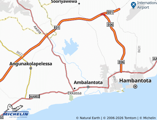 Mapa MICHELIN Poliyarwatta - ViaMichelin