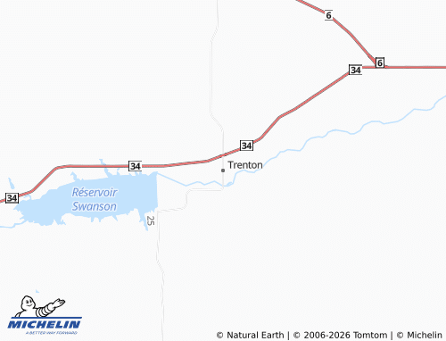 Carte MICHELIN Trenton - ViaMichelin