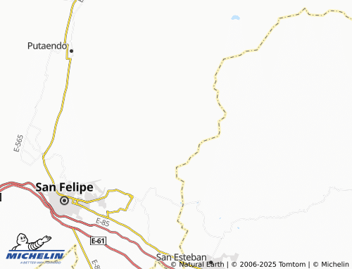 MICHELIN Jahuel map - ViaMichelin