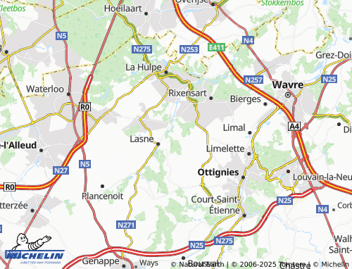 MICHELIN Chapelle-Saint-Lambert map - ViaMichelin