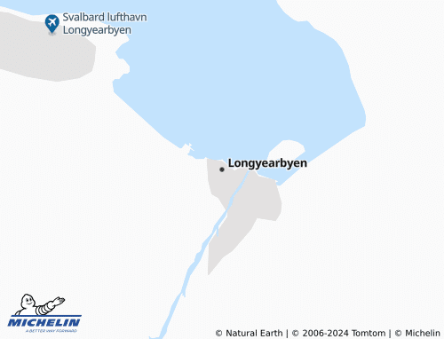 MICHELIN Longyearbyen map - ViaMichelin