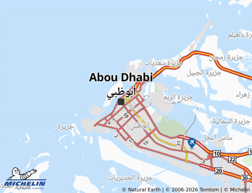 MICHELIN Markaziyah 31 map - ViaMichelin