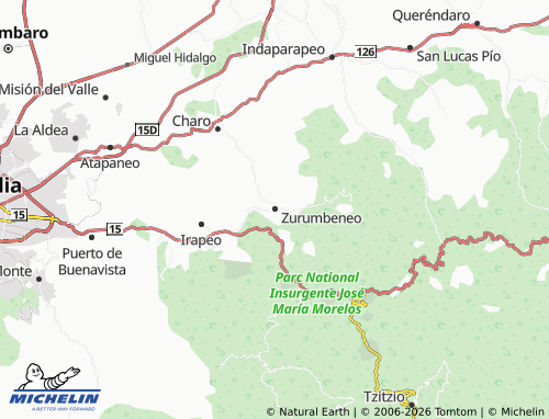 Mapa MICHELIN Zurumbeneo - ViaMichelin