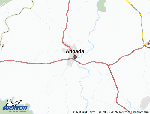 Mapa MICHELIN Ahoada - ViaMichelin