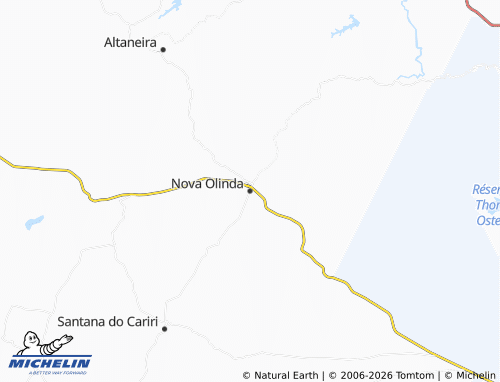 MICHELIN Nova Olinda map - ViaMichelin
