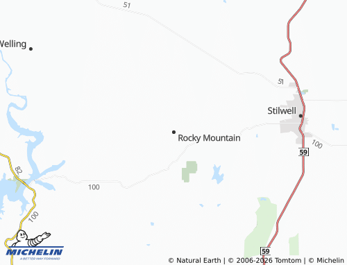 Kaart MICHELIN Rocky Mountain - ViaMichelin