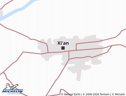 MICHELIN Xi'an map - ViaMichelin