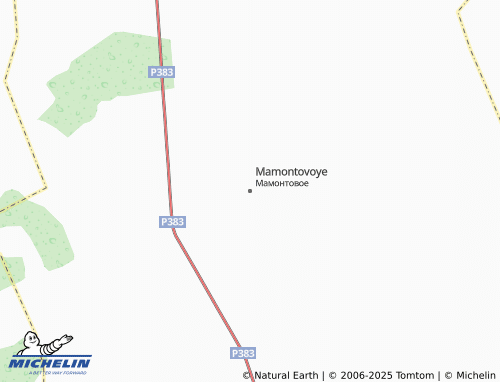 MICHELIN Mamontovoye map - ViaMichelin