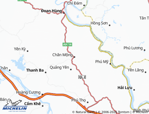 Mapa MICHELIN Chân Mộng - ViaMichelin