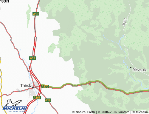 Carte MICHELIN Boltby - ViaMichelin
