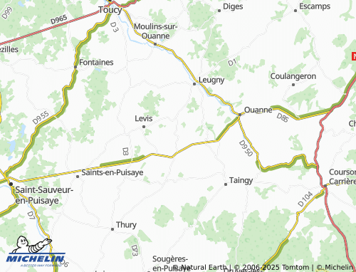 MICHELIN Sementron map - ViaMichelin