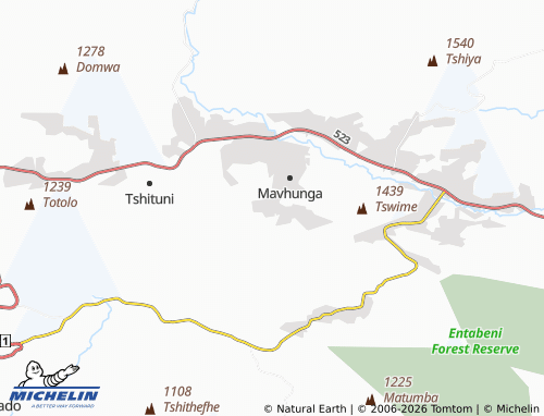MICHELIN-Landkarte Mungomani - ViaMichelin