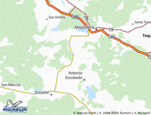 Mapa MICHELIN Santiaguito - ViaMichelin