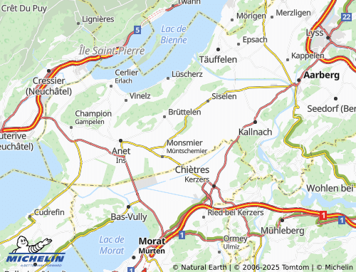 MICHELIN-Landkarte Treiten - ViaMichelin
