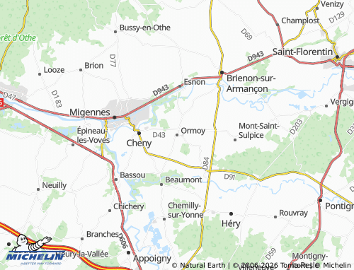 Mappa MICHELIN Ormoy - ViaMichelin
