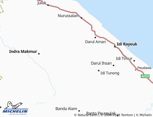 MICHELIN Desa Seuneubok Simpang map - ViaMichelin