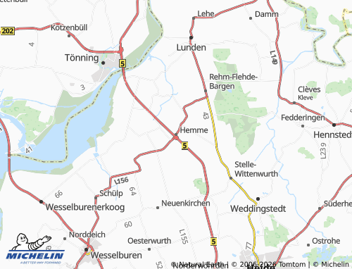 MICHELIN Hemme map - ViaMichelin