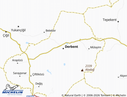 Kaart MICHELIN Camiikebir - ViaMichelin