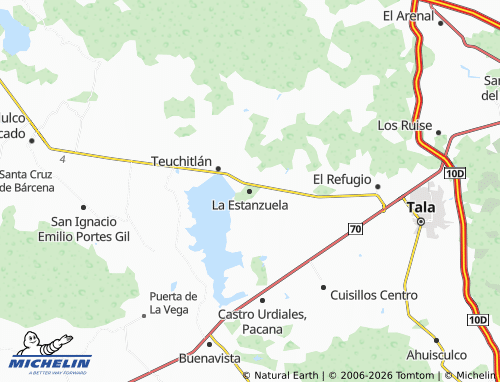 Kaart MICHELIN La Estanzuela - ViaMichelin