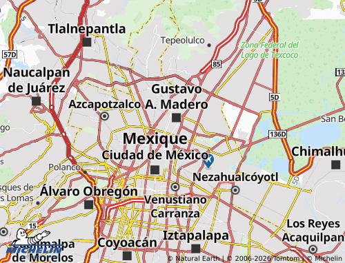 MICHELIN Sara map - ViaMichelin