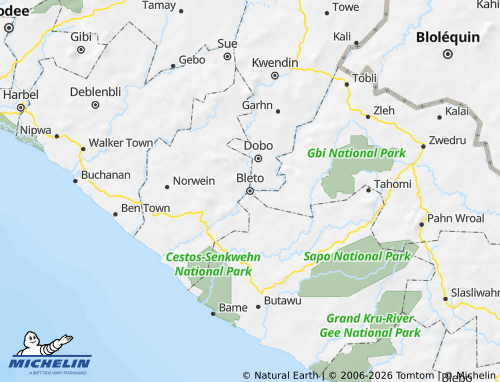 Mappa MICHELIN Gboe-Ploe - ViaMichelin