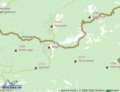 Carte MICHELIN Gschöder - ViaMichelin