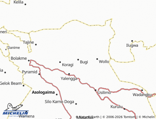 Mapa MICHELIN Bugi - ViaMichelin