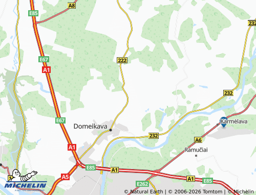 Mappa MICHELIN Voškoniai - ViaMichelin