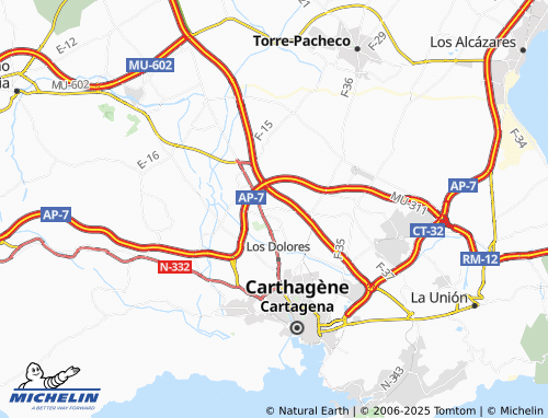 MICHELIN Santa Ana map - ViaMichelin