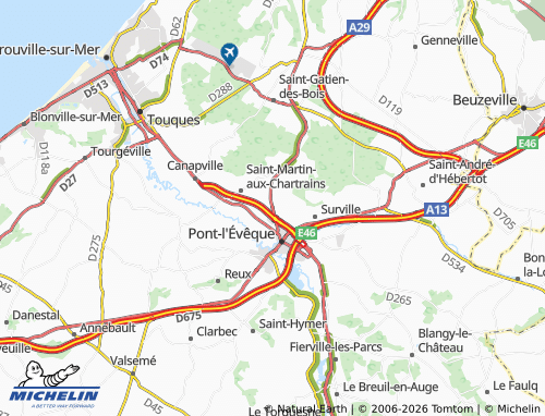 MICHELIN Coudray-Rabut map - ViaMichelin