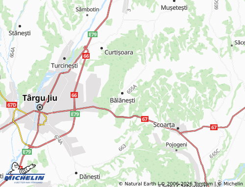 Mappa MICHELIN Bălănești - ViaMichelin