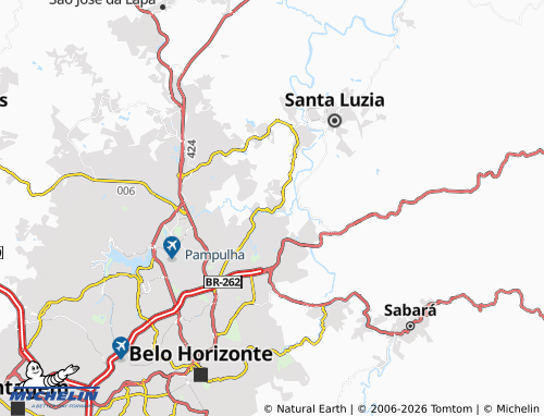 Mapa MICHELIN Monte Azul - ViaMichelin