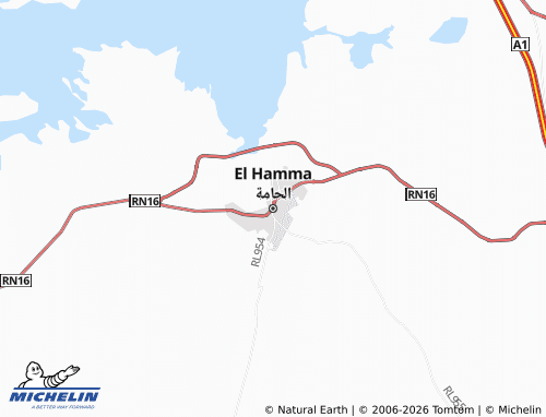 Mappa MICHELIN al-Hammah - ViaMichelin