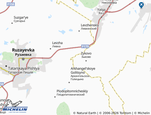 MICHELIN-Landkarte Polyanki - ViaMichelin