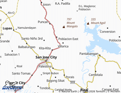 MICHELIN Tayabo map - ViaMichelin