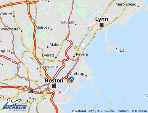 Carte MICHELIN Revere - ViaMichelin