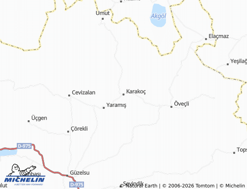 Mapa MICHELIN Karakoç - ViaMichelin