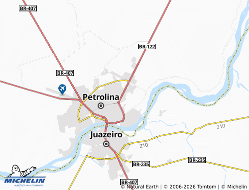 MICHELIN Loteamento Recife map - ViaMichelin